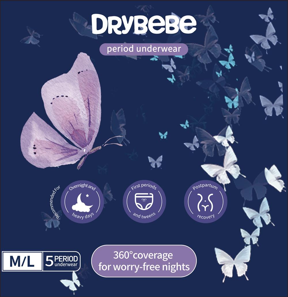 breathable disposable menstrual pants for women